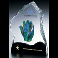 Lucite Ice Effect Award (7"x8 3/4"x1")